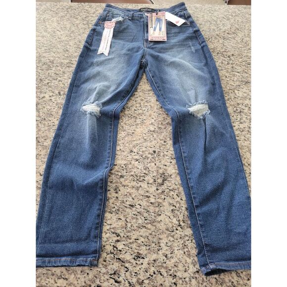 Denim - Enjean‎ Jeans Womens Size 3 Super High Rise  BF Blue Denim  26x27